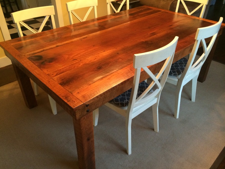 The Barn Wood Table - By The Superhandyman!